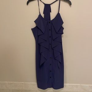 Akita Black Label deep blue-purple dress